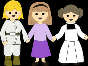 Animated Children Costumes Star Wars PNG with transparent background