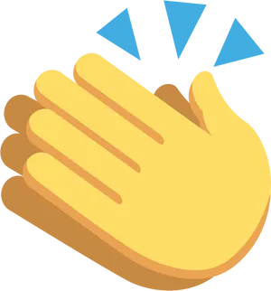 Animated Clapping Hands Emoji PNG Image