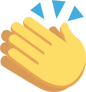 Animated Clapping Hands Emoji PNG Image