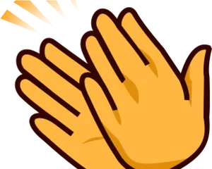 Animated Clapping Hands Illustration PNG Image