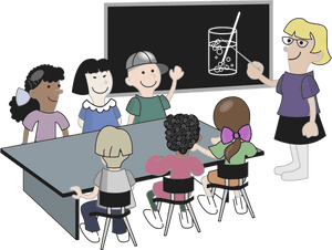 Child Clipart Diversity - Student Classroom Clipart Black And White, HD Png Download PNG image with transparent background