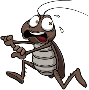 Animated Cockroach Character PNG Image