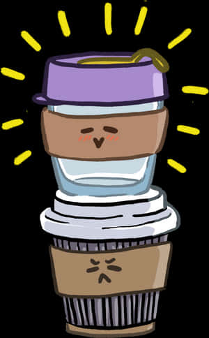 Reusable Coffee Cups - Reusable Coffee Cup Clipart, HD Png Download PNG