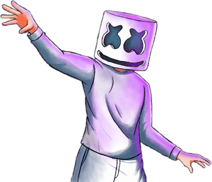 #freetoedit #marshmello #dj - Dibujos Animados De Marshmello, HD Png Download PNG image with transparent background