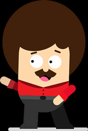 Animated Dancer Character Illustration PNG