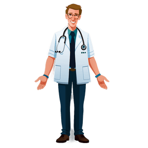 Animated Doctor Cartoon PNG jte PNG