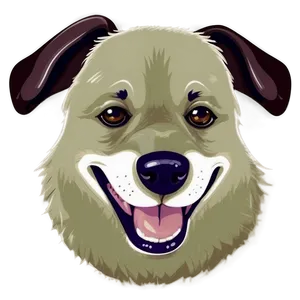 Animated Dog Head Graphic Png Apk PNG Image