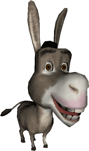 Shrek Ears Png - Donkey From Shrek Transparent Background, Png Download PNG image with transparent background