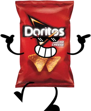 Animated Doritos Bag Dancing PNG Image