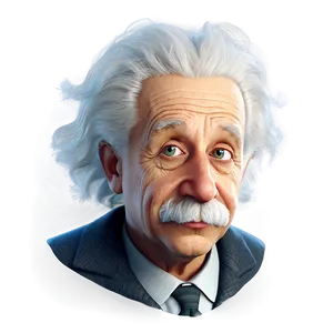 Animated Einstein Character Png 3 PNG Image