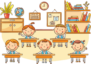 Student Classroom Cartoon Clip Art - Student Classroom Cartoon, HD Png Download PNG image with transparent background