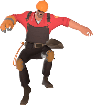 Taunt Position When The Shotgun Is Equipped - Engineer Square Dance Gif, HD Png Download PNG image with transparent background