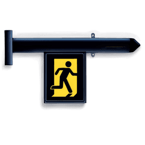 Animated Exit Sign PNG 40 PNG with transparent background