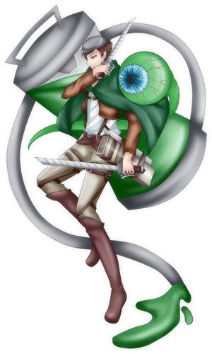 Attack On Titan• Got Inspired When A Fan Gave Him - Cartoon, HD Png Download PNG image with transparent background