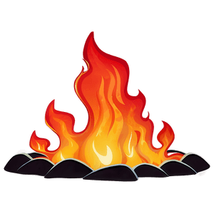 Animated Fire Cartoon PNG tie PNG