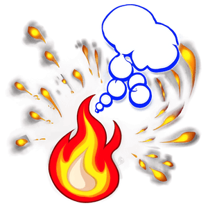 Animated Fire Cartoon PNG wxc13 PNG