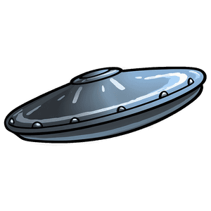 Animated Flying Saucer Drawing PNG 06202024 PNG