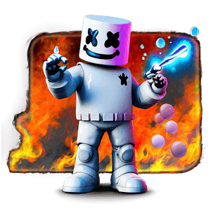 Animated Fortnite Marshmello PNG 06252024 PNG