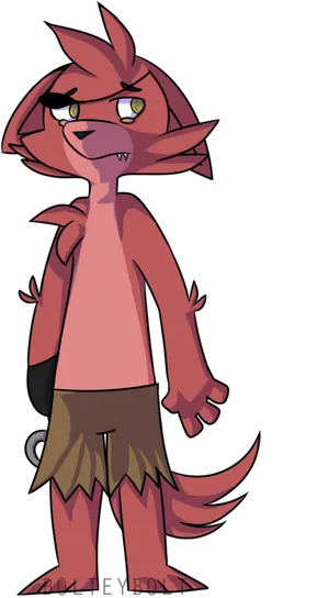 Animated Foxy Character PNG Image