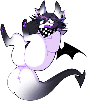 Animated_ Ghostly_ Creature_ Artwork PNG image with transparent background