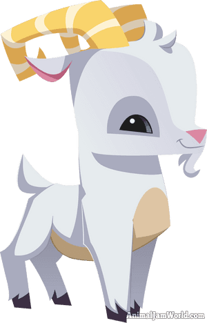 Goats In Play Wild - Animal Jam Animals Goat PNG image with transparent background