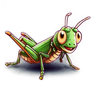 Animated Grasshopper Character Png Gcc69 PNG Image