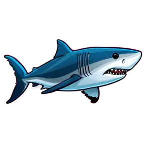 Animated Great White Shark Png Lcd24 PNG Image