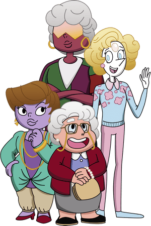 Transparent The Amazing World Of Gumball Png - Golden Girls Amazing World Of Gumball, Png Download PNG image with transparent background