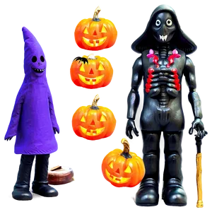 Animated Halloween Figures Png 06212024 PNG Image