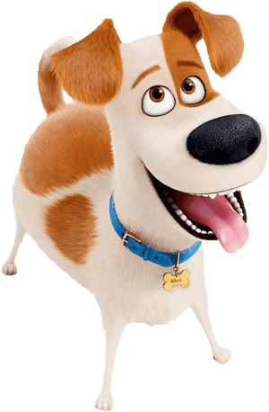 Happy Max - Secret Life Of Pets 2 Dvd Cover, HD Png Download PNG with transparent background
