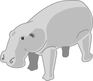 Animated Hippopotamus, HD Png Download PNG image with transparent background