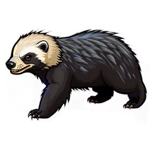 Animated Honey Badger Character Png 06252024 PNG Image