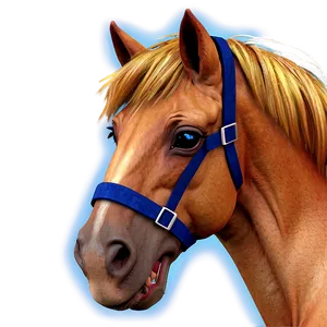 Animated Horse Head Character Png Mld PNG Image