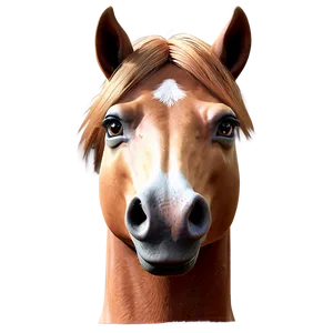 Animated Horse Head Character Png Rxk PNG Image