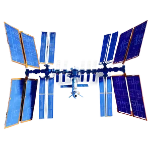 Animated Iss In Orbit Scene Png Hlf64 PNG Image