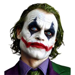 Animated Joker Makeup Png Jue PNG Image