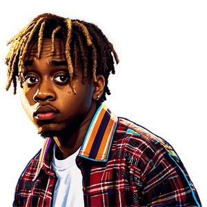 Animated Juice Wrld Character PNG cmo PNG image with transparent background