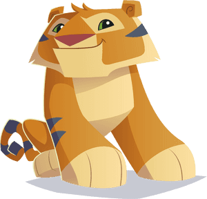 Tiger Animal Jam Animals PNG image with transparent background