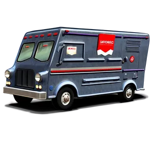 Animated Mail Truck Graphic Png 21 PNG Image