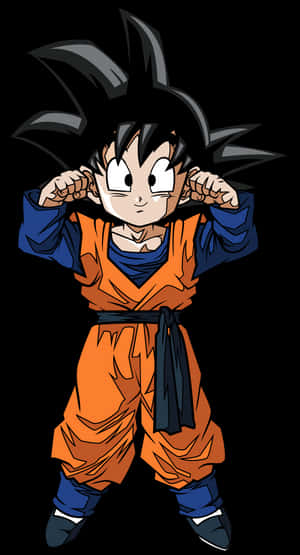 Animated_ Martial_ Artist_ Character PNG image with transparent background