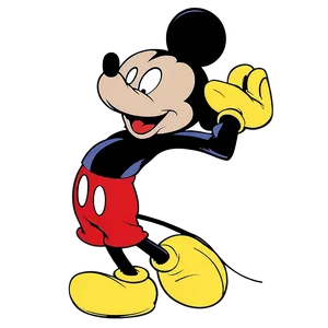 Animated Mickey Mouse Outline Png Alo52 PNG Image