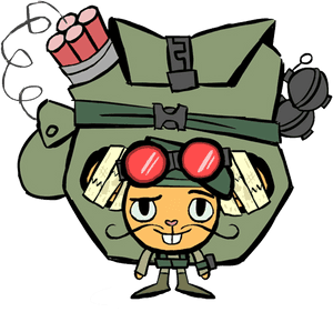 Transparent Happy Tree Clipart - Happy Tree Friends Flippy Kapow, HD Png Download PNG