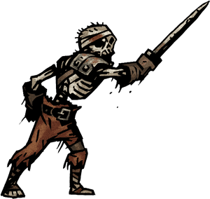 Bone Militia - Darkest Dungeon Bone Soldier, HD Png Download PNG