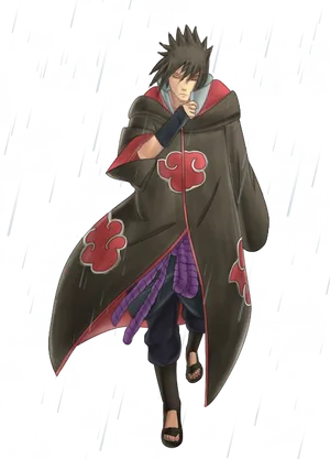 Animated Ninjain Rain Cloak PNG Image