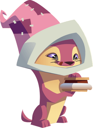 Otter With Smores - Animal Jam Otter Art, HD Png Download PNG image with transparent background