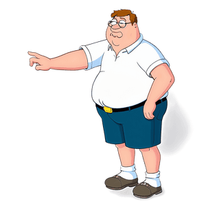 Animated Peter Griffin PNG 1 PNG image with transparent background