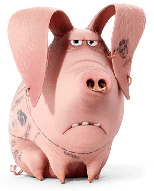The Secret Life Of Pets Tattoo - Tattoo Secret Life Of Pets, HD Png Download PNG image with transparent background