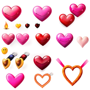 Animated Pink Heart Emoji Png Ayw78 PNG Image