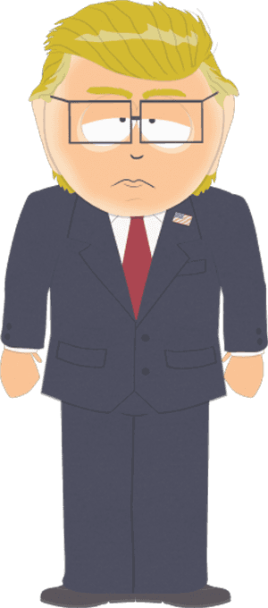 Alter Ego Spooky Dehydrated Garrison Trump - South Park Mr Garrison, HD Png Download PNG image with transparent background