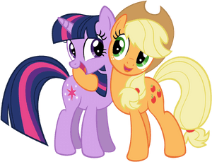 Animated Pony Friends Together PNG image with transparent background